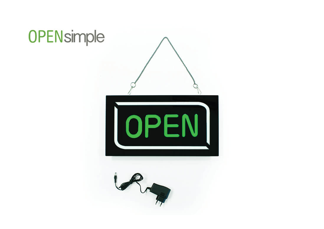 Eπιγραφή OPEN simple